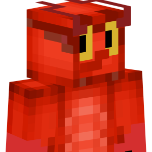 Огненный рогатый демон - Сбоку