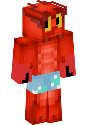 Огненный рогатый демон