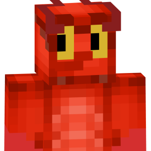 Огненный рогатый демон - Спереди