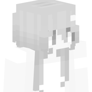 Монохромная аниме-девушка - Сбоку