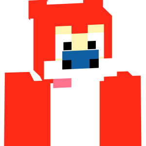 Яркий красно-белый зверек - Спереди