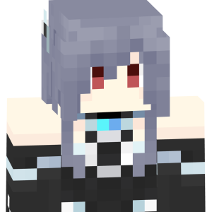 Девушка в черном платье - Спереди