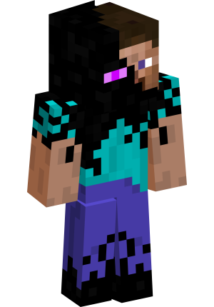 Эндер-гибрид в алмазной броне