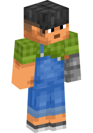 Фермер в комбинезоне