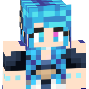 Лазурная аниме-воительница - Спереди