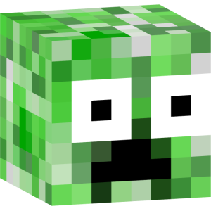 Удивленный крипер - Голова