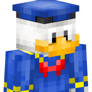 Синий моряк в бескозырке - Сбоку