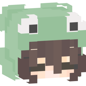 Милая лягушка в капюшоне - Голова