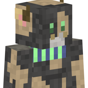 Неоновый полуэльф - Сбоку