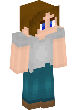 Стильный парень в серой футболке