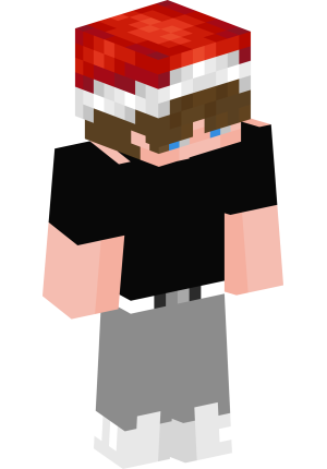 Новогодний парень в черном