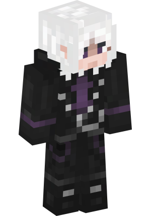 Аниме персонаж с белыми волосами