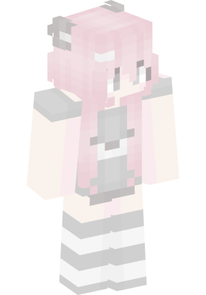 Нежная пастельная аниме-девушка