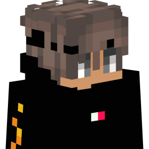 Стильный парень в черном худи - Сбоку