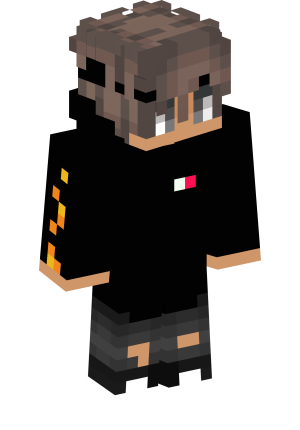 Стильный парень в черном худи