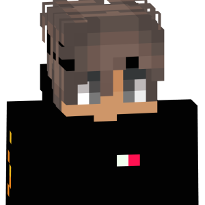 Стильный парень в черном худи - Спереди