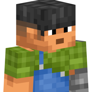 Фермер с кибер-рукой - Сбоку