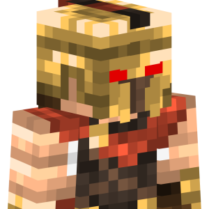 Золотой спартанец с алым взглядом - Сбоку