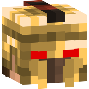 Золотой спартанец с алым взглядом - Голова