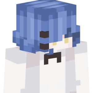 Синеволосая мечтательница - Сбоку