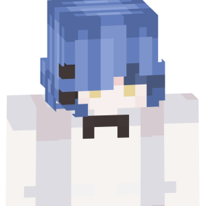 Синеволосая мечтательница - Спереди