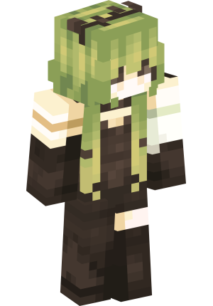 Оливковая аниме-девушка