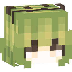 Оливковая аниме-девушка - Голова