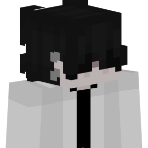 Сумрачный школьник в галстуке - Сбоку