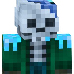 Ледяной скелет - Спереди