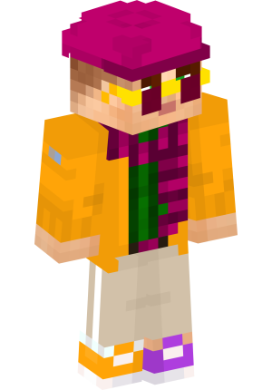 Стильный модник в берете