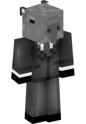 Деловой житель в костюме