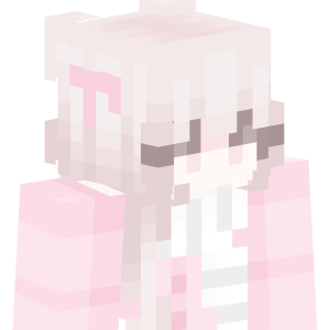 Милый розовый аниме-скин - Сбоку