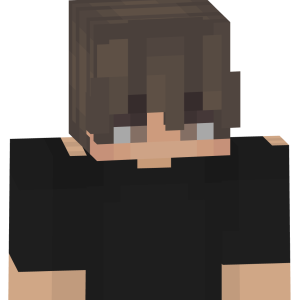 Меланхоличный парень в черном - Спереди