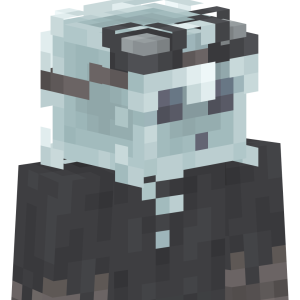 Ледяной призрак в очках - Сбоку