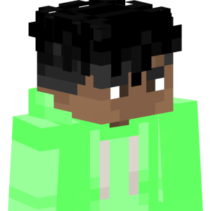 Мятный худи-парень - Сбоку