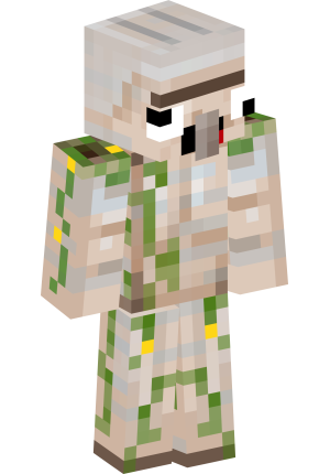 Заросший железный страж