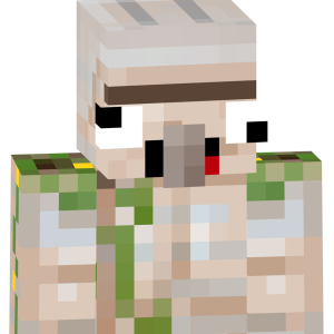 Заросший железный страж - Спереди