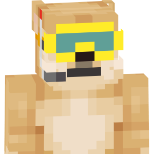 Бежевый аквалангист - Спереди