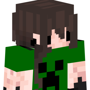 Крипер-энтузиаст в косе - Сбоку