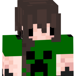 Крипер-энтузиаст в косе - Спереди