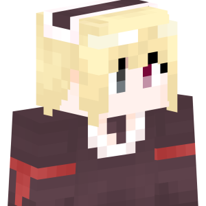 Аниме-горничная с гетерохромией - Сбоку