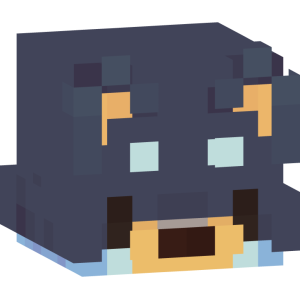 Синий зверочеловек в маске - Голова