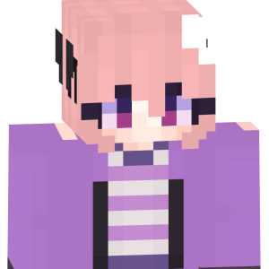 Нежно-сиреневый аниме-образ - Спереди