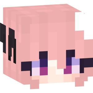 Нежно-сиреневый аниме-образ - Голова