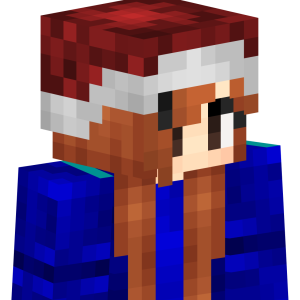 Праздничная зимняя леди - Сбоку