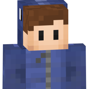 Синий худи-малыш - Спереди