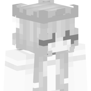 Монохромная аниме-леди - Сбоку