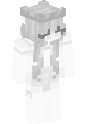 Монохромная аниме-леди