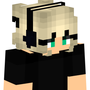 Милая блондинка в черном - Сбоку