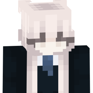 Белоснежная школьница в галстуке - Спереди